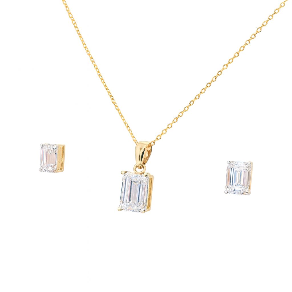 La DiaMantés | Emerald Radiance Diamond Set